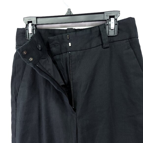 Massimo Dutti Wool Blend Dress Pants Size 2 Straight Leg Pockets - Picture 12 of 13